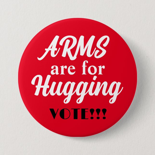 Macaron Rond 7,6 Cm Bouton (Devant)