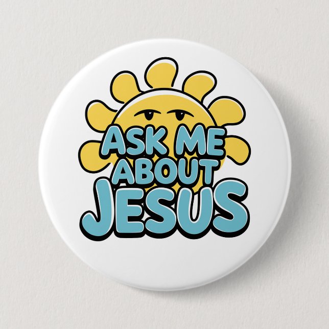 Macaron Rond 7,6 Cm Bouton (Devant)