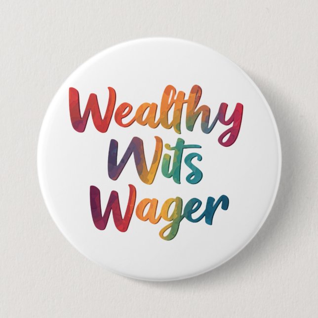 Macaron Rond 7,6 Cm Bouton (Devant)