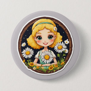 Macaron Rond 7,6 Cm bouton
