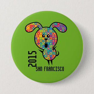 Macaron Rond 7,6 Cm Bouton 2015 de gay pride