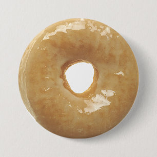 Macaron Rond 7,6 Cm Bouton à noix de muscade glacé amusant