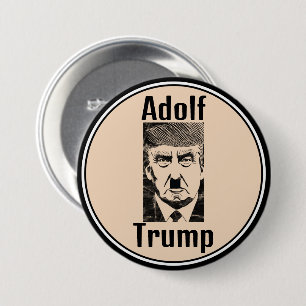 Macaron Rond 7,6 Cm Bouton Adolf Trump