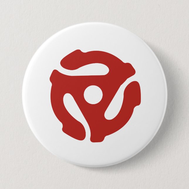 Macaron Rond 7,6 Cm Bouton Arrondi de l'adaptateur d'enregistrement au (Devant)