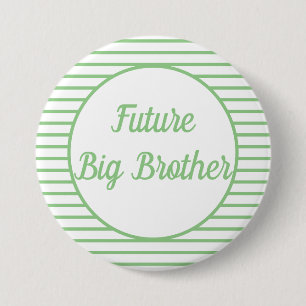 Macaron Rond 7,6 Cm Bouton Baby shower Future Big Brother