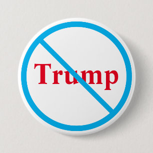 Macaron Rond 7,6 Cm Bouton Ban Trump