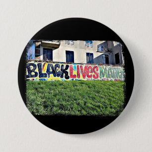 Macaron Rond 7,6 Cm Bouton Black Lives Matton