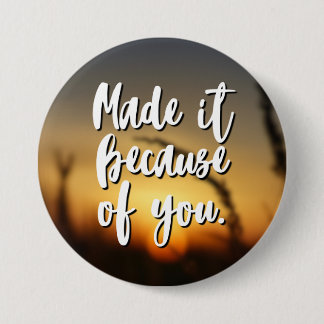 Macaron Rond 7,6 Cm Bouton Cadeau Petit et Simple Design Unisexe