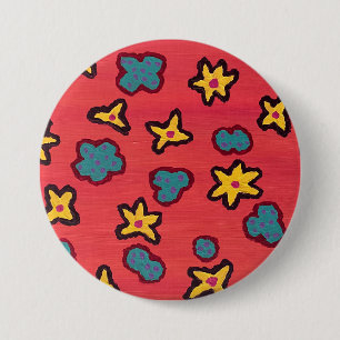 Macaron Rond 7,6 Cm bouton Calypso