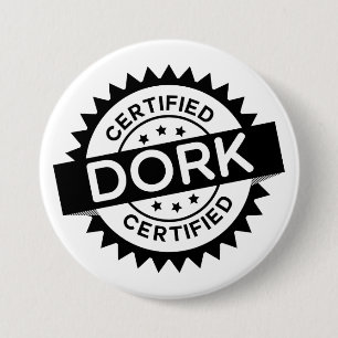 Macaron Rond 7,6 Cm Bouton certifié de Dork