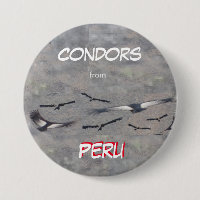 Bouton Condors du Pérou
