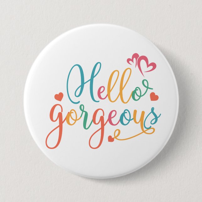 Macaron Rond 7,6 Cm Bouton Couleur Multi Magnifique (Devant)