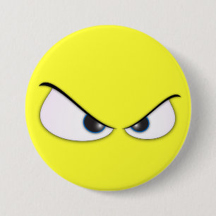 Macaron Rond 7,6 Cm Bouton d'AngryEyes