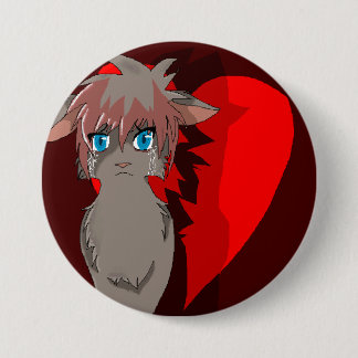 Macaron Rond 7,6 Cm bouton d'ashfur