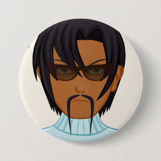 Macaron Rond 7,6 Cm Bouton d'avatar