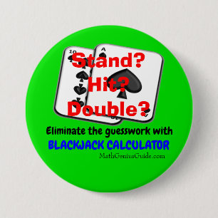 Macaron Rond 7,6 Cm Bouton de calculatrice de nerf de boeuf