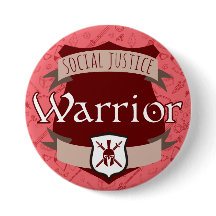 Bouton de classe de justice sociale : Guerrier
