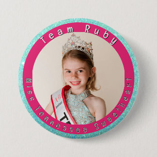 Macaron Rond 7,6 Cm Bouton de Concours de Beauté