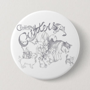 Macaron Rond 7,6 Cm Bouton de créatures de Crickhollow