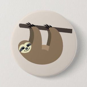 Macaron Rond 7,6 Cm Bouton de dessin mignon