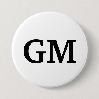 Macaron Rond 7,6 Cm Bouton de GM