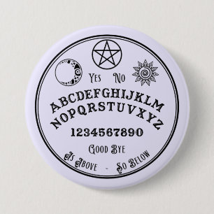 Macaron Rond 7,6 Cm Bouton de la carte de l'esprit mystique