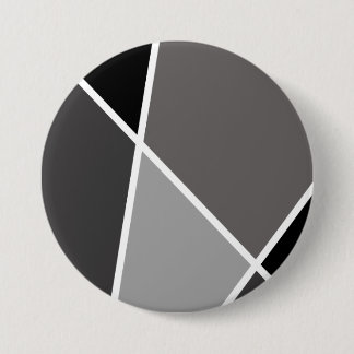 Macaron Rond 7,6 Cm Bouton de la collection de couleurs Black JanaiCre