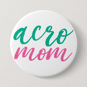 Macaron Rond 7,6 Cm Bouton de maman d'Acro