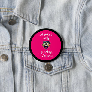 Macaron Rond 7,6 Cm Bouton de maniaque