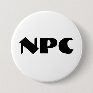 Macaron Rond 7,6 Cm Bouton de NPC