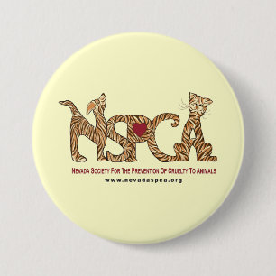 Macaron Rond 7,6 Cm Bouton de NSPCA