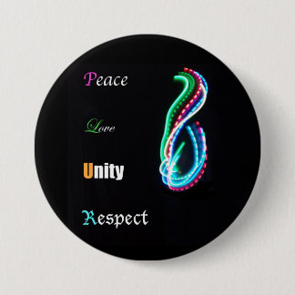 Macaron Rond 7,6 Cm Bouton de PLUR