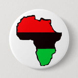 MACARON ROND 7,6 CM BOUTON DE RBG AFRIQUE