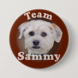 Macaron Rond 7,6 Cm Bouton de Sammy