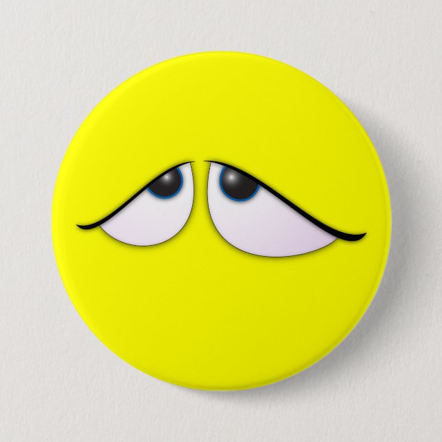 Macaron Rond 7,6 Cm Bouton de ScaredEyes (Devant)