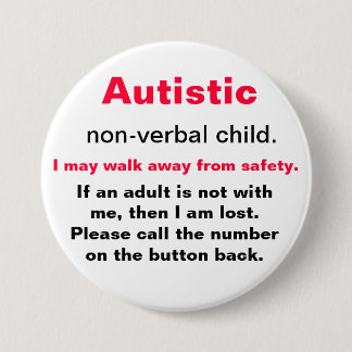 Macaron Rond 7,6 Cm Bouton de sécurité