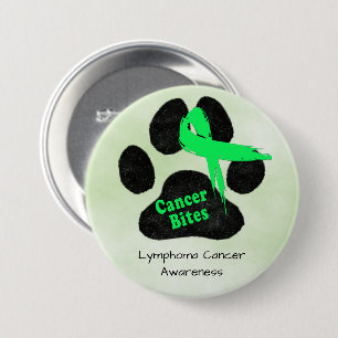 Macaron Rond 7,6 Cm Bouton de sensibilisation au cancer de lymphome ch