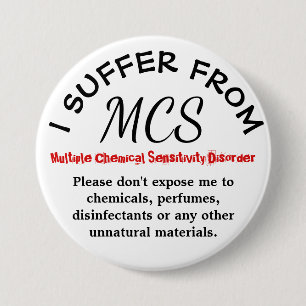 Macaron Rond 7,6 Cm Bouton de sensibilisation et d'avertissement MCS
