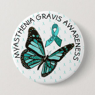 Macaron Rond 7,6 Cm Bouton de sensibilisation Myasthenia Gravis Hope