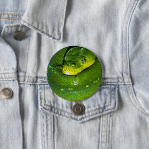 Macaron Rond 7,6 Cm Bouton de serpent d'anniversaire heureux