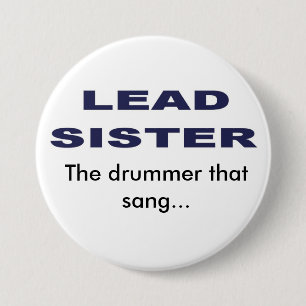 Macaron Rond 7,6 Cm Bouton de soeur d'avance