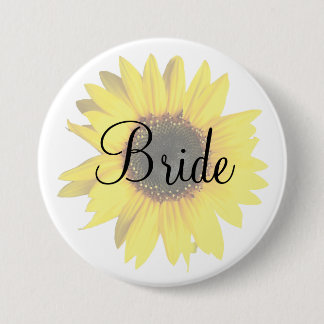 Macaron Rond 7,6 Cm Bouton de tournesol