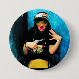 Macaron Rond 7,6 Cm Bouton de "YouWishYouWereMe" Jessie Vargas