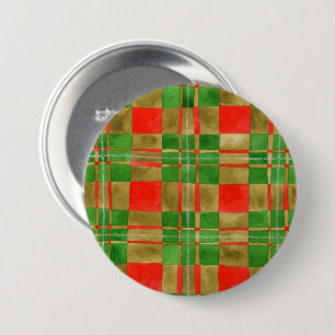 Macaron Rond 7,6 Cm Bouton d'épingle arrondie MAC GREGOR TARTAN