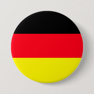 Macaron Rond 7,6 Cm Bouton d'épingle de conception du drapeau allemand