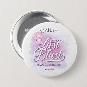 Macaron Rond 7,6 Cm Bouton dernier Blast Disco ID928