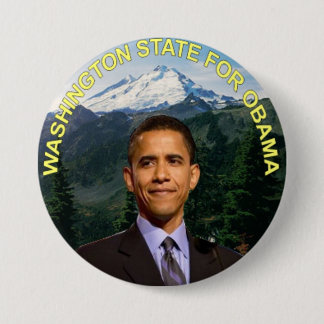 MACARON ROND 7,6 CM BOUTON D'OBAMA