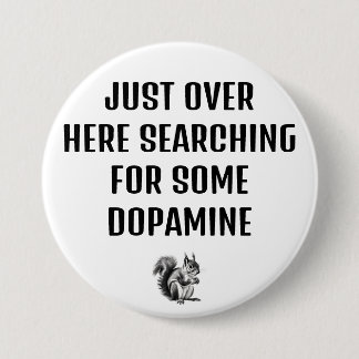 Macaron Rond 7,6 Cm Bouton Dopamine recherche ADHD