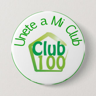 Macaron Rond 7,6 Cm Bouton du club 100