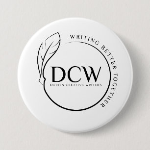 Macaron Rond 7,6 Cm Bouton du logo DCW